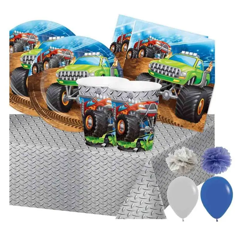 Kit 8 persone Monster truck rally