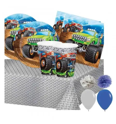 Kit 8 persone Monster truck rally