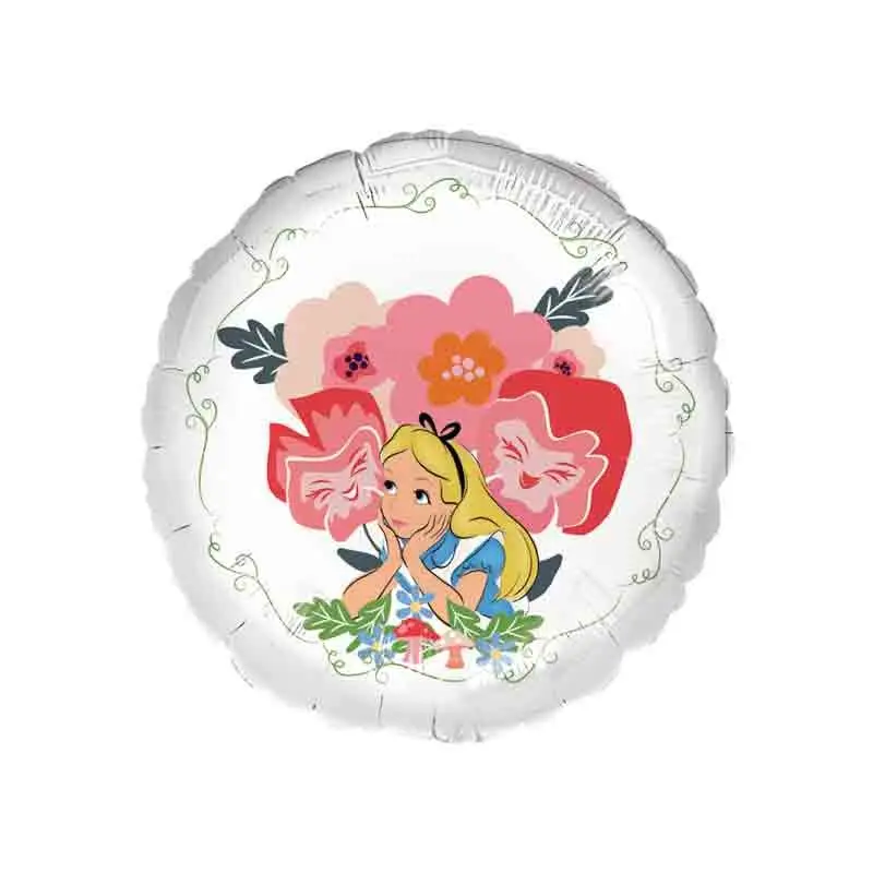 Palloncino foil 17 - 42 cm Alice nel paese delle meraviglie 9916007