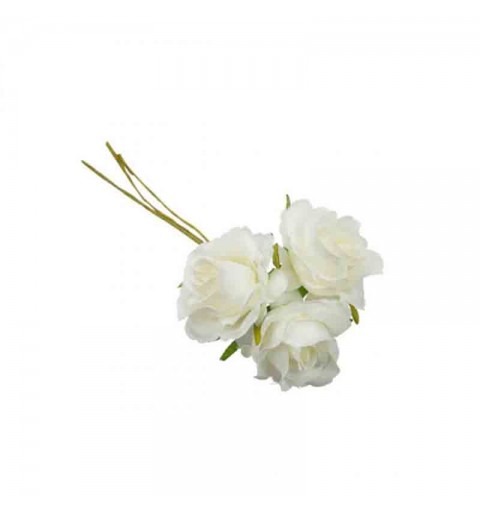 24  rose per bomboniere beige dia 2,5 cm. 314470