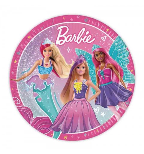 Kit n.16 barbie dreamtopia - set tavola