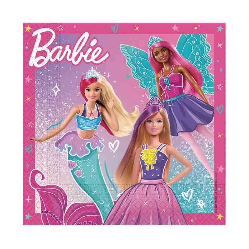 Kit n.3 barbie dreamtopia - coordinato tavola
