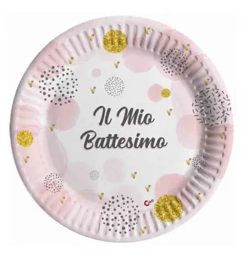 Kit 40 persone battesimo rosa bambina