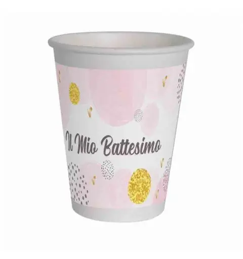 Kit 40 persone battesimo rosa bambina