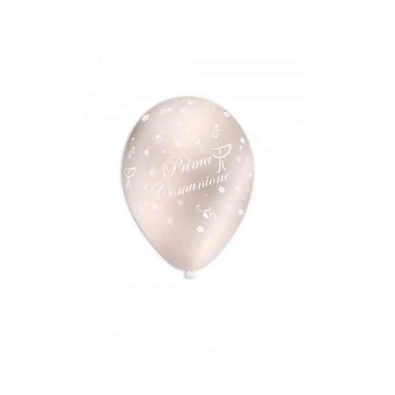 100 Palloncini perla st. bianca globo Prima Comunione Calice GSMD110 GLO-69/60