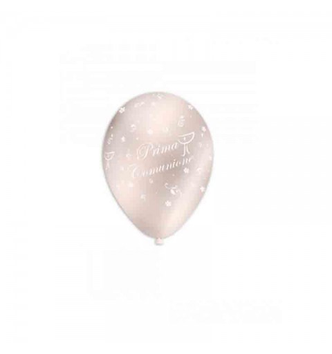 100 Palloncini perla st. bianca globo Prima Comunione Calice GSMD110 GLO-69/60