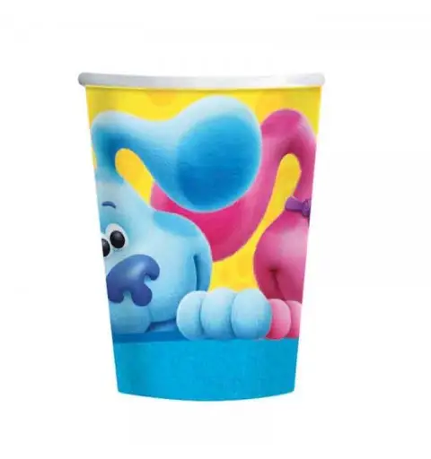 8 Bicchieri carta 250 ml Blue\'s Clues 9913278