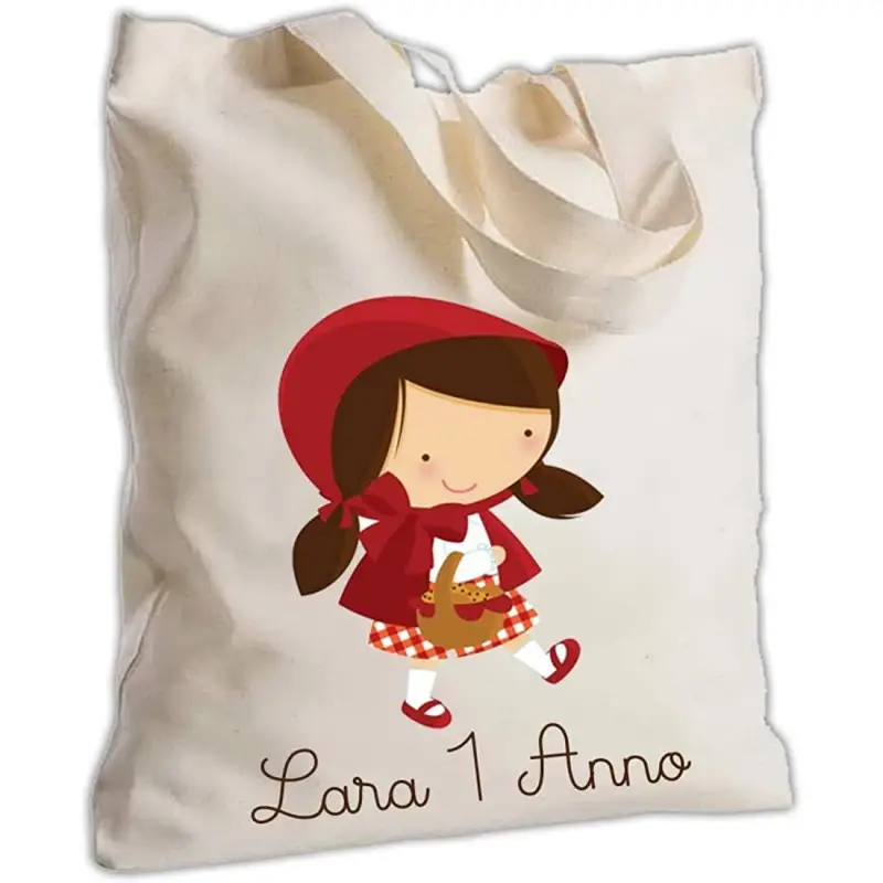 Borsa Shopper in Tessuto Personalizzabile 2pz
