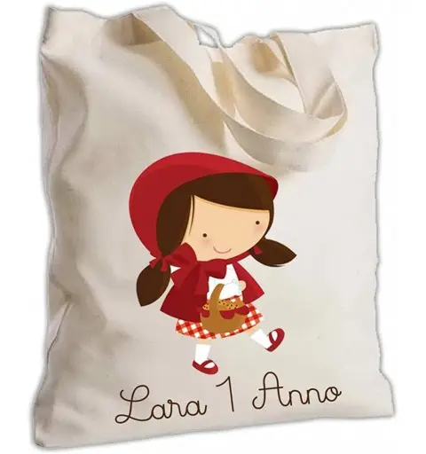 Borsa Shopper in Tessuto Personalizzabile 2pz