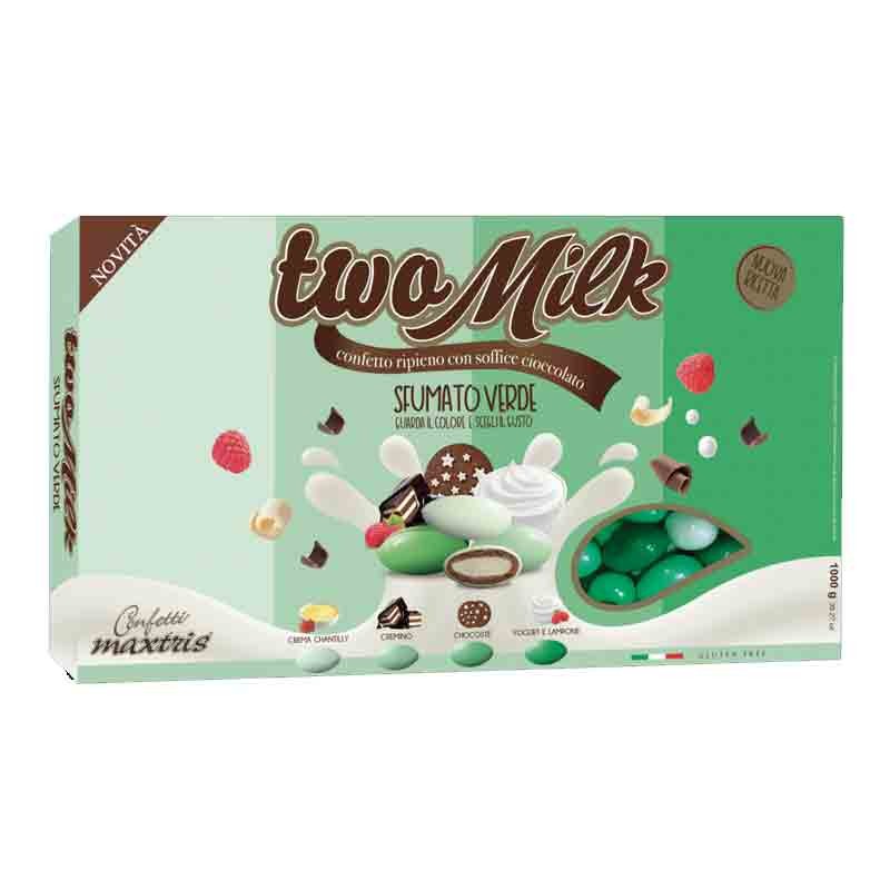 Confetti Maxtris Two Milk Sfumato Verde 1kg - TWOSFUV