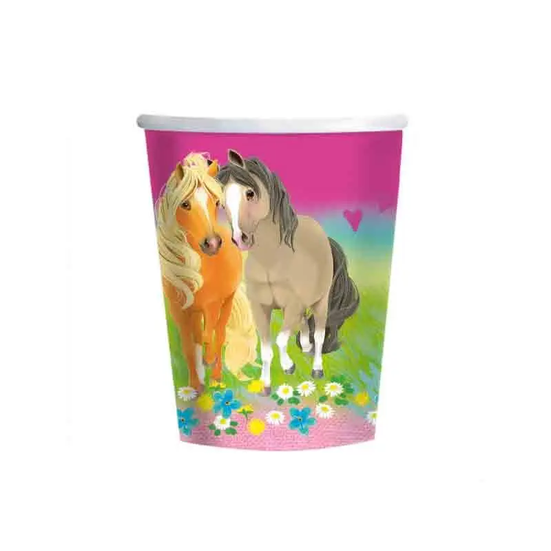kit compleanno per 40 persone Pretty Pony - cavalli