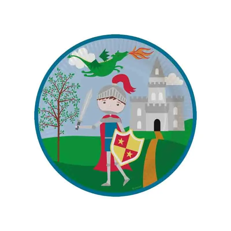 kit 16 persone Princess & Knight principessa e cavaliere