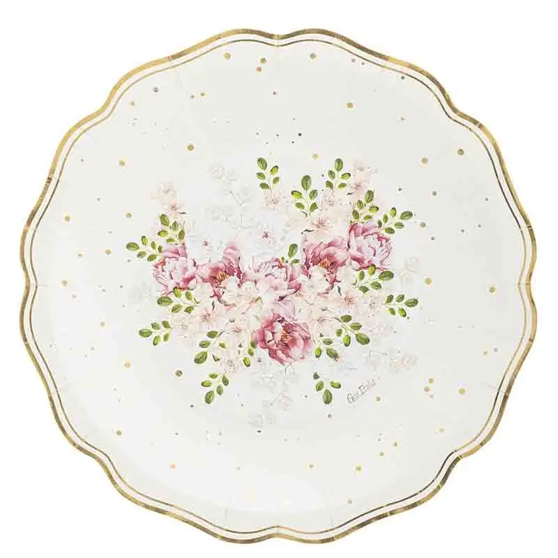 8 piatti new liberty queen rose 27 cm 64372