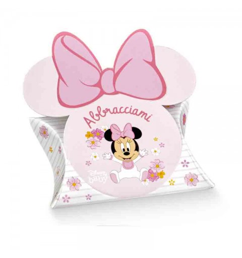 scatolina porta confetti bustina Minnie baby 70 x 70 x 20 mm 68237
