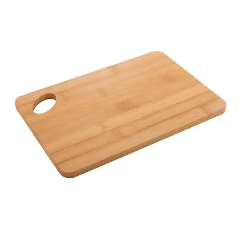 Tagliere in bambù con foro fustellato AP808056 180×270×10 mm