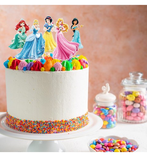 Picks Torta Principesse Disney Cake Topper - 5pz