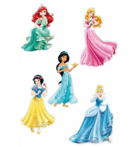 Picks Torta Principesse Disney Cake Topper - 5pz
