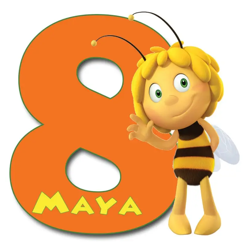 Sagoma in polistirolo Ape Maia con Numero Personalizzabile