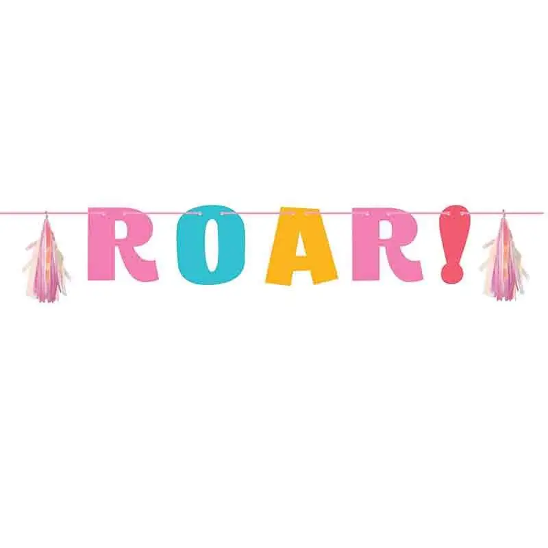 Ghirlanda Girl dino party roar 346436