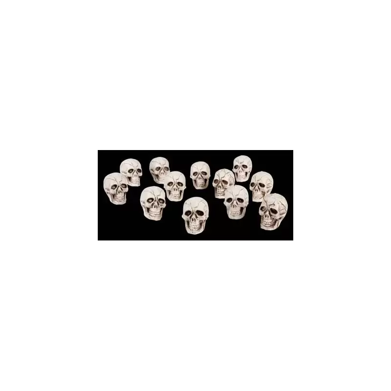 TESCHIO CON MANDIBOLA BEIGE APRIBILE HALLOWEEN 22 CM
