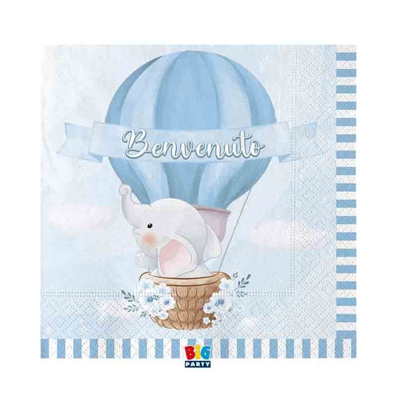 Kit Battesimo Orsetto Celeste - Coordinato Per Party E Eventi Bambino - Foto 3