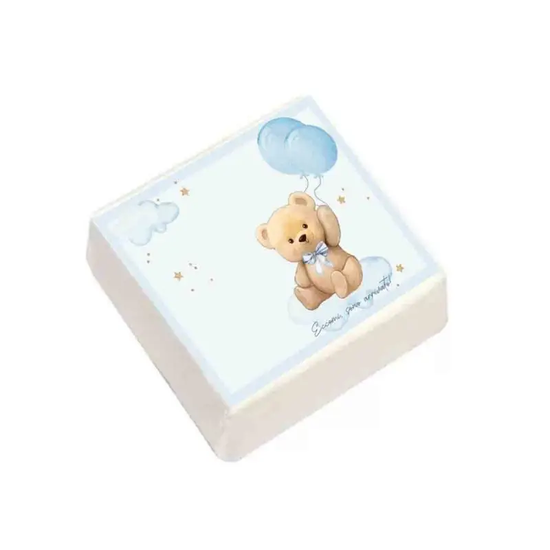 Marshmallow nascita teddy celeste – 20 Quadratini