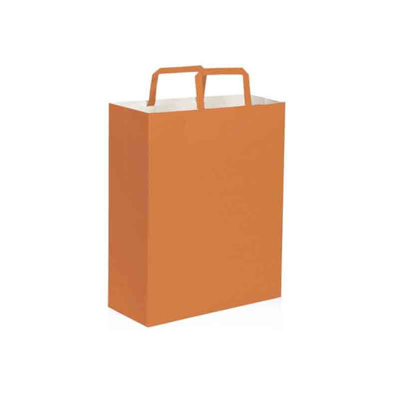 busta shopper basic 19 x 7 x 24 cm arancione PG065AR