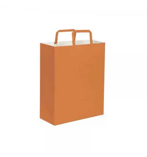 busta shopper basic 19 x 7 x 24 cm arancione PG065AR