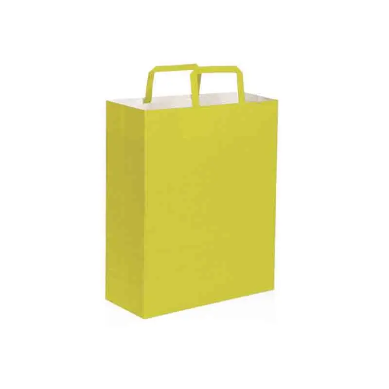 busta shopper basic 19 x 7 x 24 cm gialla PG065GI