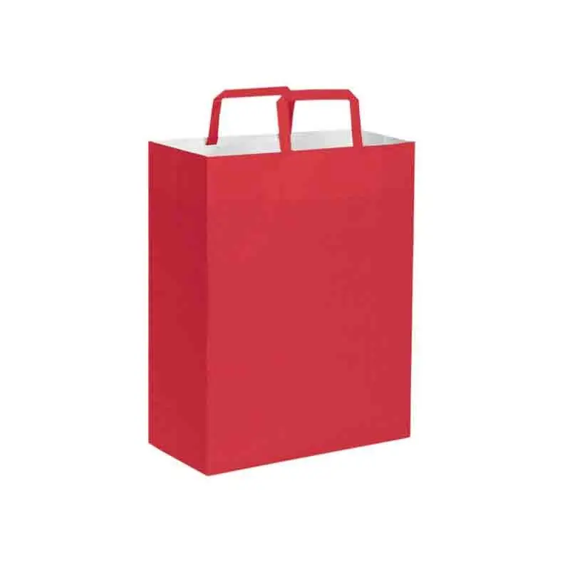 busta shopper basic 19 x 7 x 24 cm rosso PG065RO