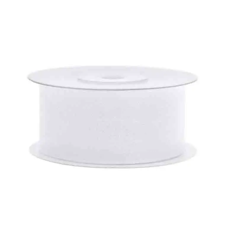 Nastro in chiffon bianco 38 mm x 25 metri TSZF38-008