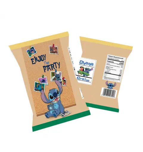 Patatine Stitch Personalizzate - 20 pz