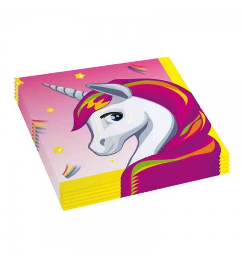 Kit compleanno per 8 persone a tema Unicorno
