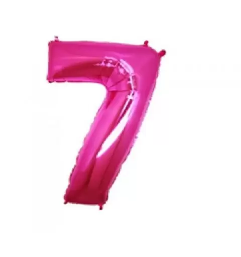 2 PALLONI FOIL MINNIE + 1 NUMERO MYLAR COLORATO + 100 PALLONCINI FUCSIA A50 