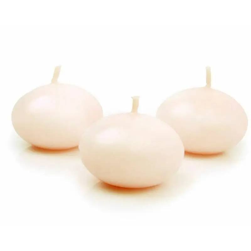 20 Candele galleggianti Decorative Cera avorio 4.5 X 3 cm 53705
