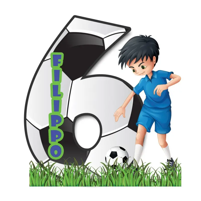 Sagoma in polistirolo Calcio Personalizzabile