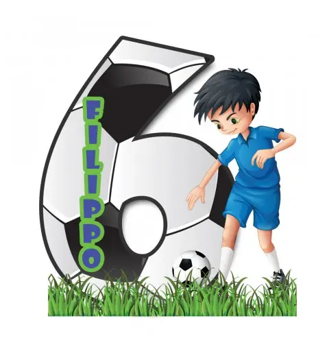 Sagoma in polistirolo Calcio Personalizzabile