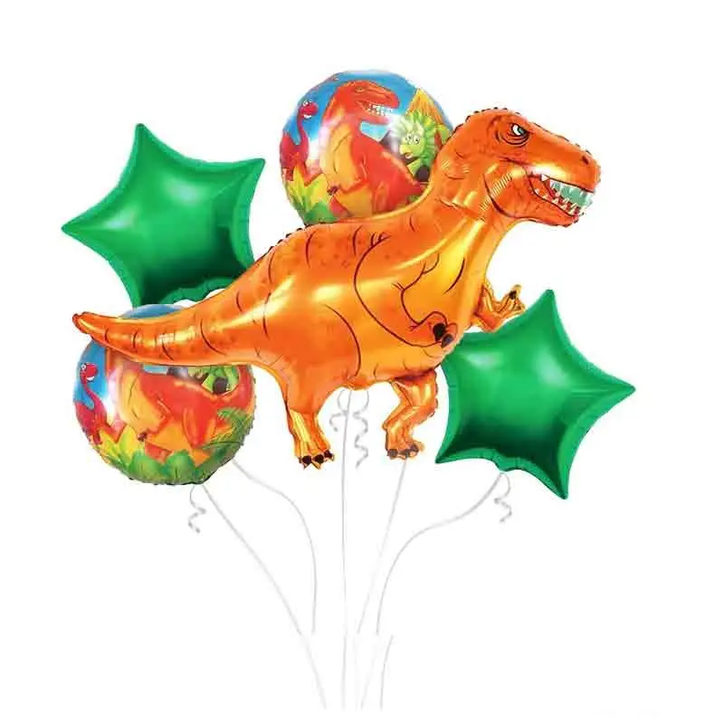 set Palloncini foil dinosauri 5 pz BZ-HDIN
