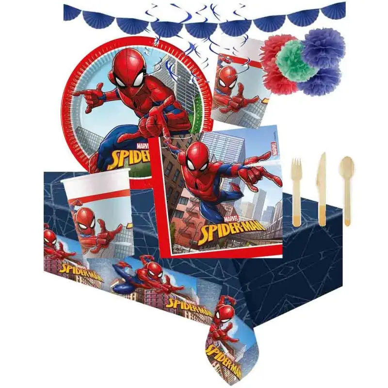 KIT N.68 SPIDERMAN TEAM UP NUOVO – ALLESTIMENTO TAVOLO BUFFET