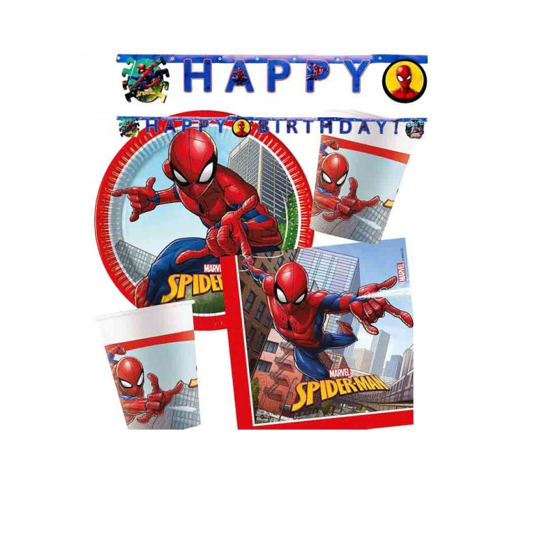 Kit n. 22 cdc Compleanno Spiderman