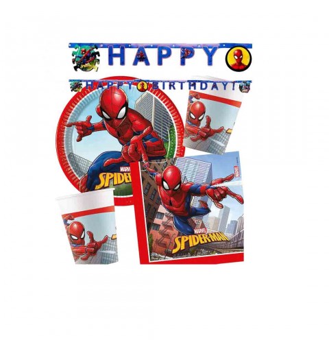 Kit n. 22 cdc Compleanno Spiderman