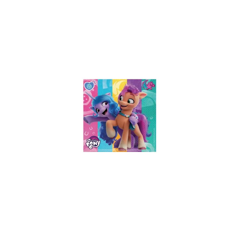 KIT N.10  - KIT COMPLEANNO MY LITTLE PONY + PALLONCINO FOIL