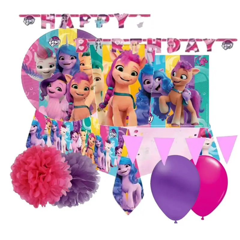 KIT N.46 MY LITTLE PONY - ADDOBBI PER LA TAVOLA