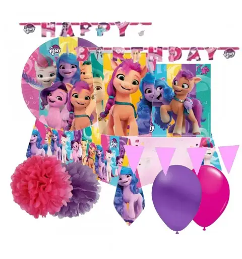 KIT N.46 MY LITTLE PONY - ADDOBBI PER LA TAVOLA