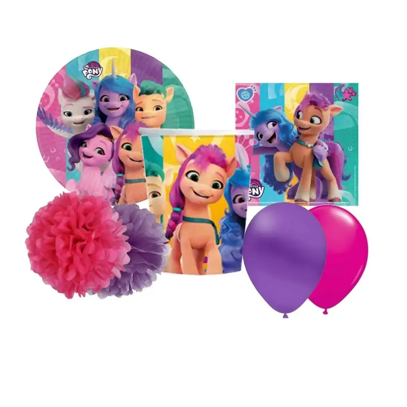 KIT N.53 MY LITTLE PONY - COORDINATO TAVOLA