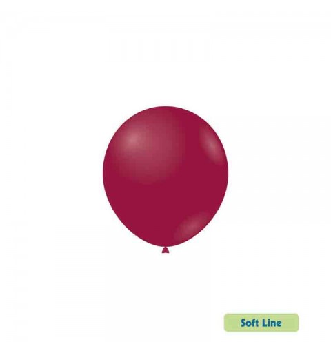 100 Palloncini Soft Line Pastello 5 - 13 cm Cranberry 138 SLP5 138