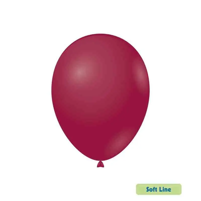 50 palloncini Soft Line Pastello 12 - 30 cm Cranberry 138 SLP12 138