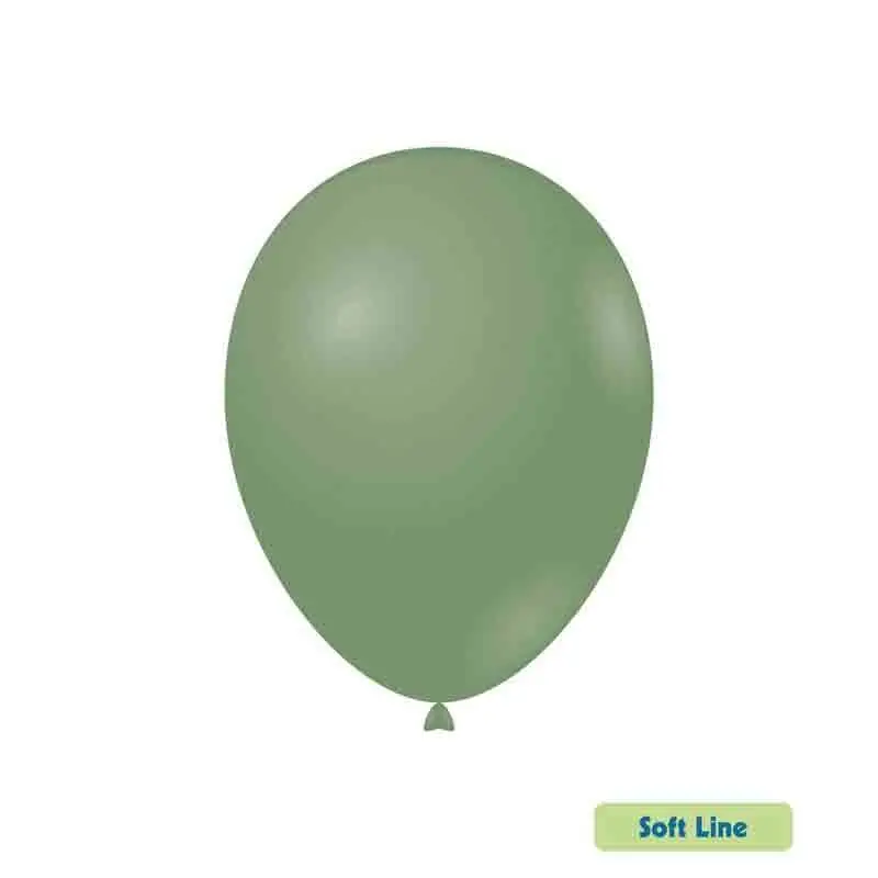 50 palloncini Soft Line Pastello 12 - 30 cm verde eucalipto 142 SLP12 1142