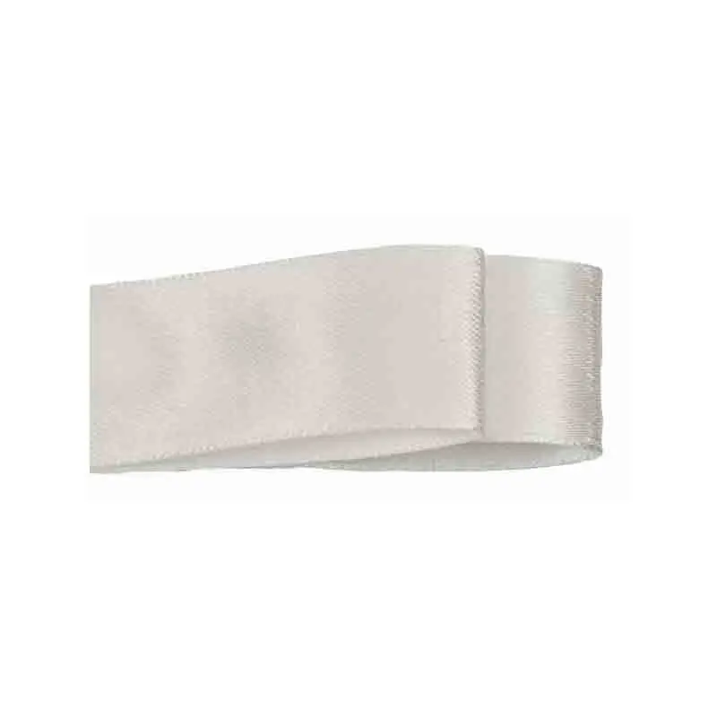 nastro raso bianco latte 10 mm x 50 metri  DRB10-SM014