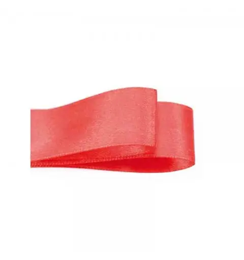 nastro raso corallo 10 mm x 50 metri  DRB10-SR243